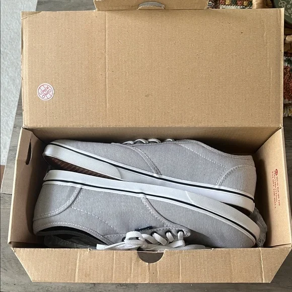 Vans Gray Women's Shoes - Picture 6 of 8